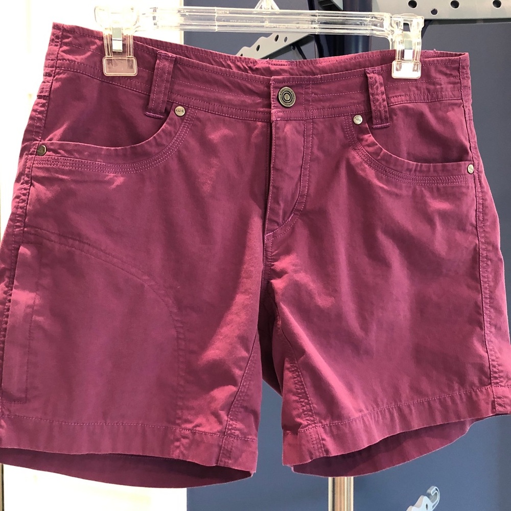 Kuhl Purple Cargo Shorts with Durable Fabric